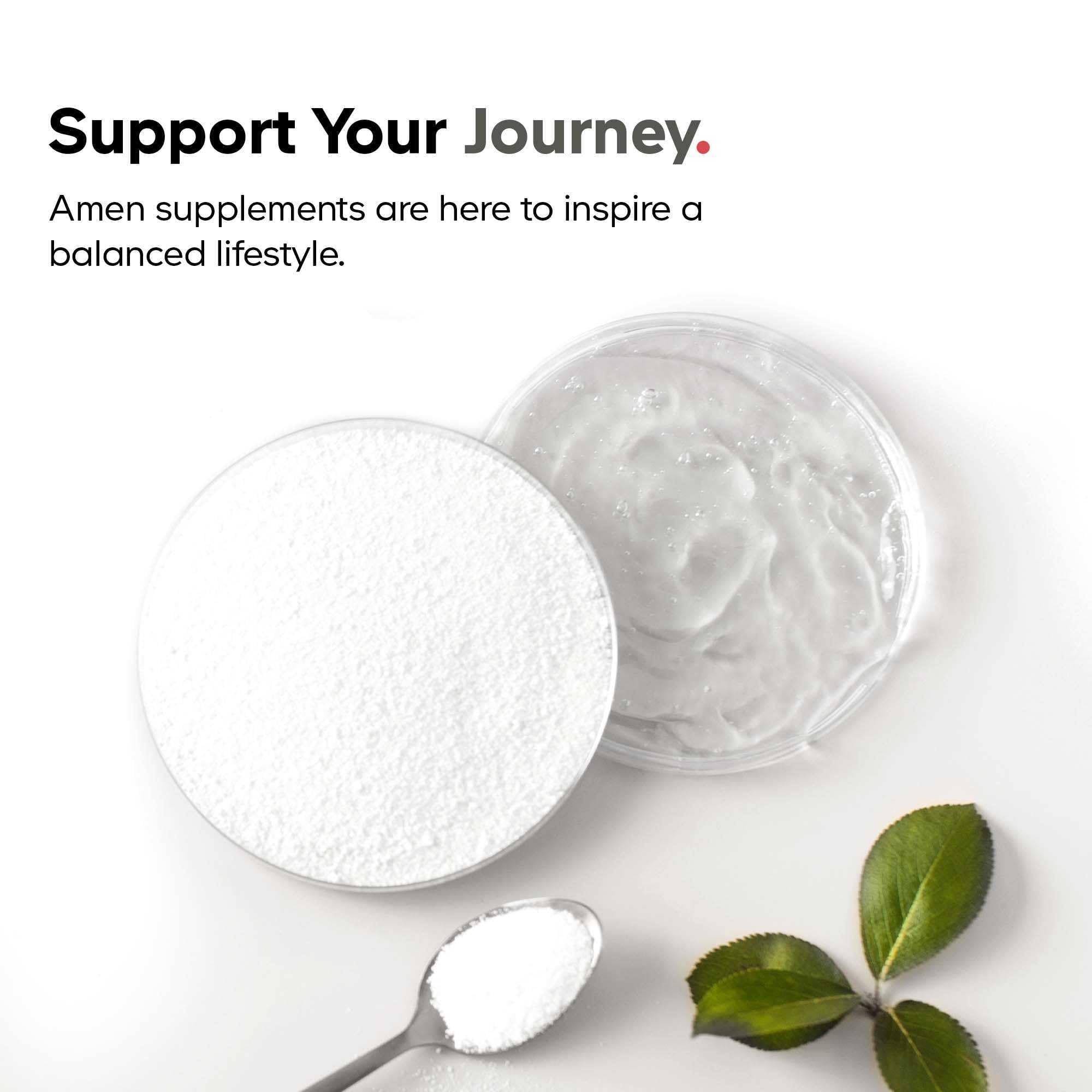 Amen Lithium Calm+ Supplement - Lithium Orotate Pills with Magnesium Glycinate & Oxide, L-Theanine - Gluten-Free, Non-GMO - 60 Capsules - Image 5