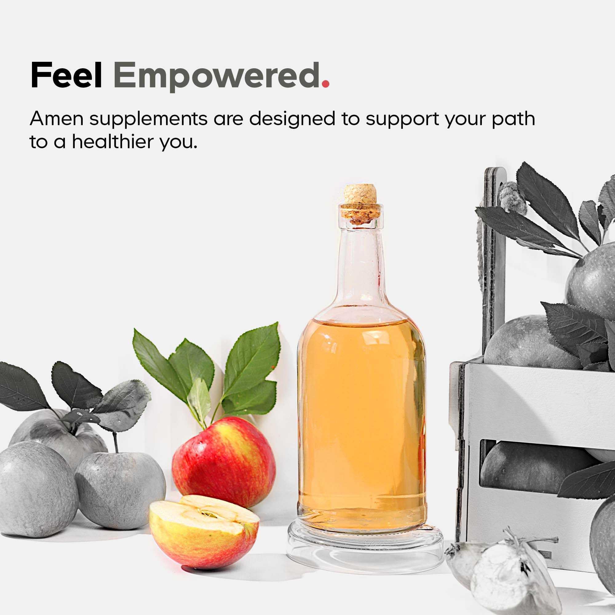 Amen Iron Ultra Supplement + Copper, Folate, Vitamin C and B12-2-Month Supply - Ferrous Sulfate Iron Vitamin - 65mg Per Serving - Folic Acid - Non-GMO Pills - 60 Capsules - Image 6