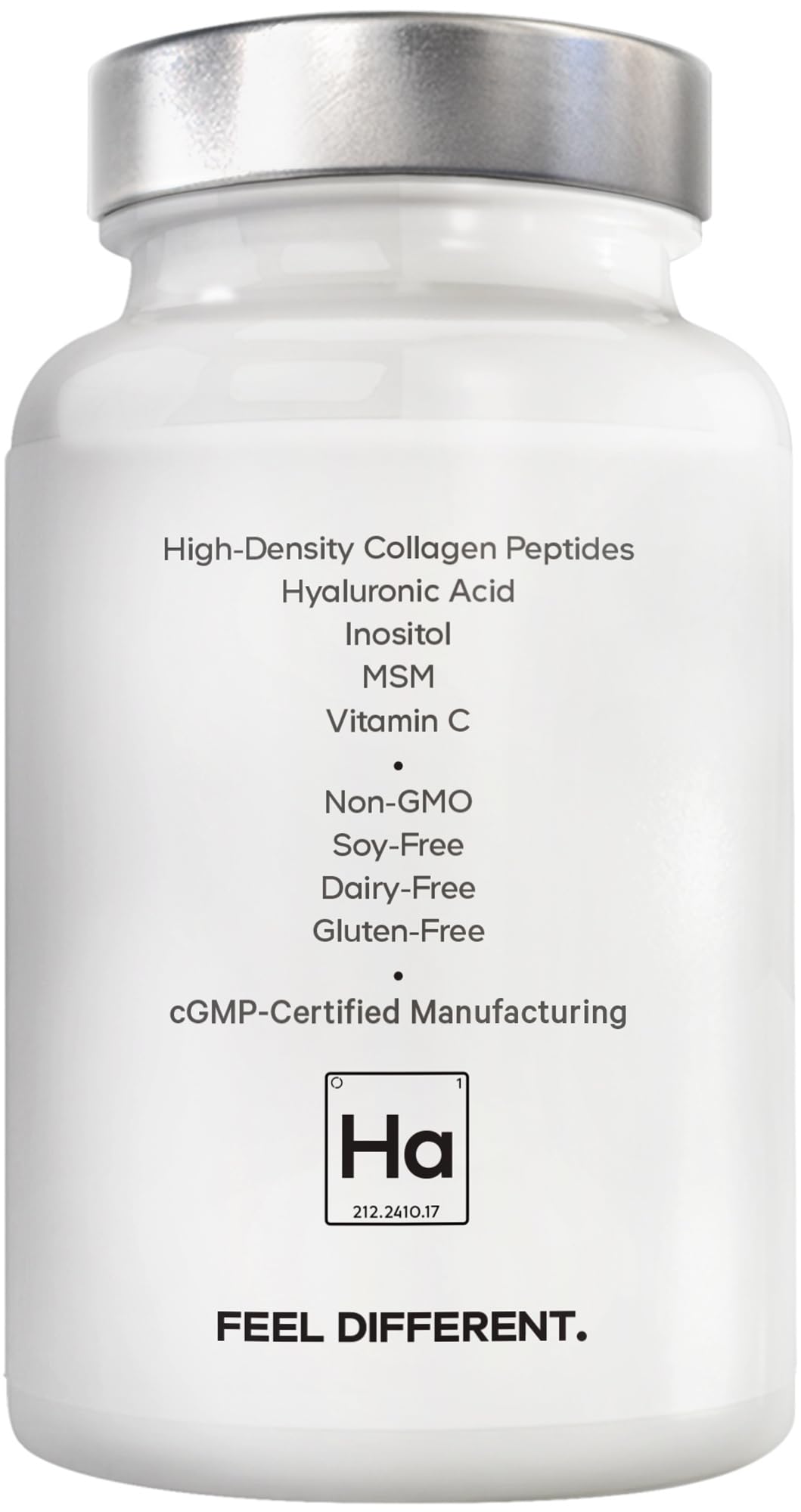 Amen Hair Vitamins - 10,000 mcg Biotin, Collagen Powder - Vitamin C, D3 & E, Pantothenic Acid, MSM, Zinc, Hyaluronic Acid, Inositol & Horsetail Extract - Non-GMO Hair Pill Supplements - 60 Capsules - Image 9