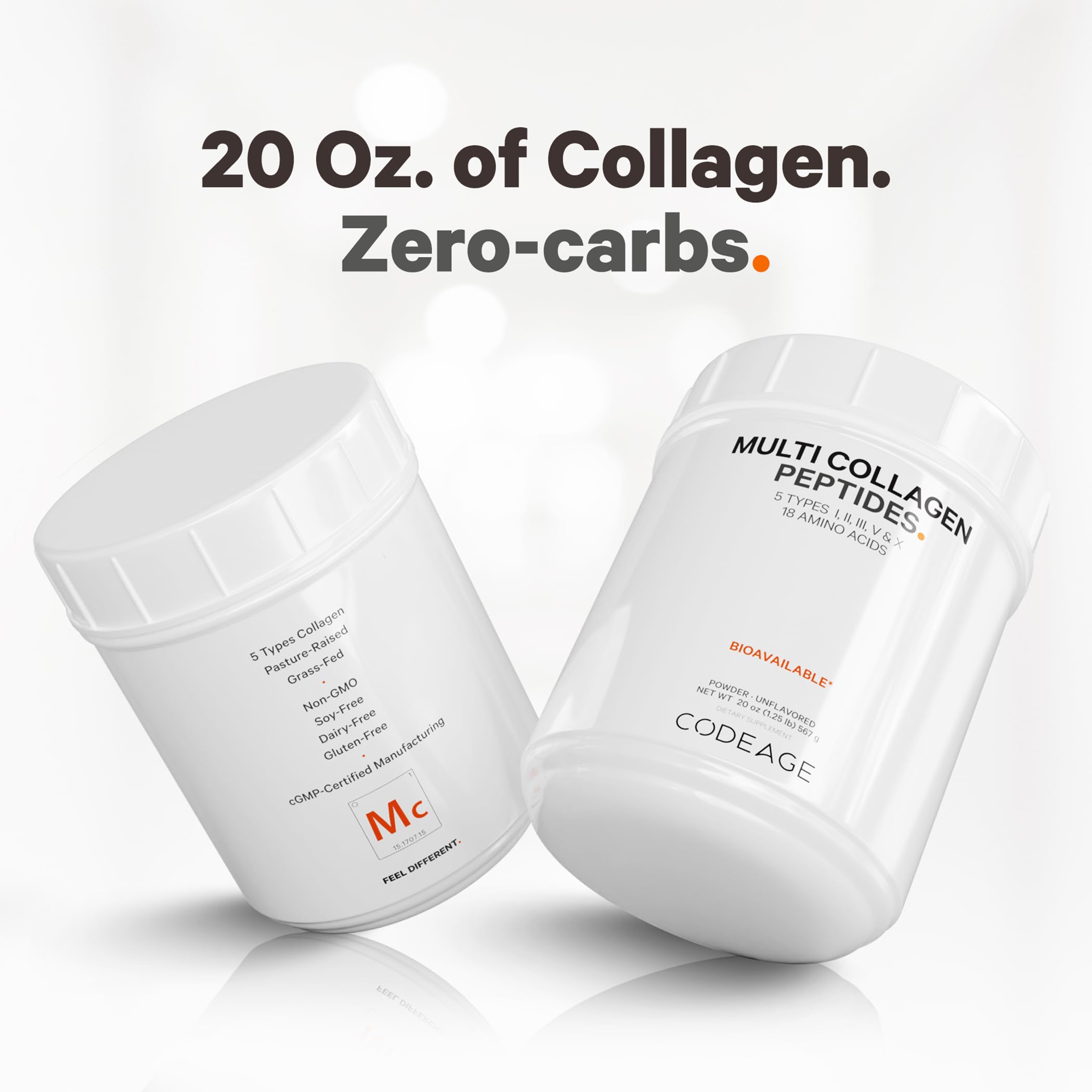 Codeage Multi Collagen Protein Capsules & Powder Peptides + Women’s Daily Multivitamin Bundle, 25+ Multivitamins & Minerals, Omega-3, Enzymes, Probiotics, Vitamin C, Zinc, Biotin, Non-GMO Supplement - Image 5