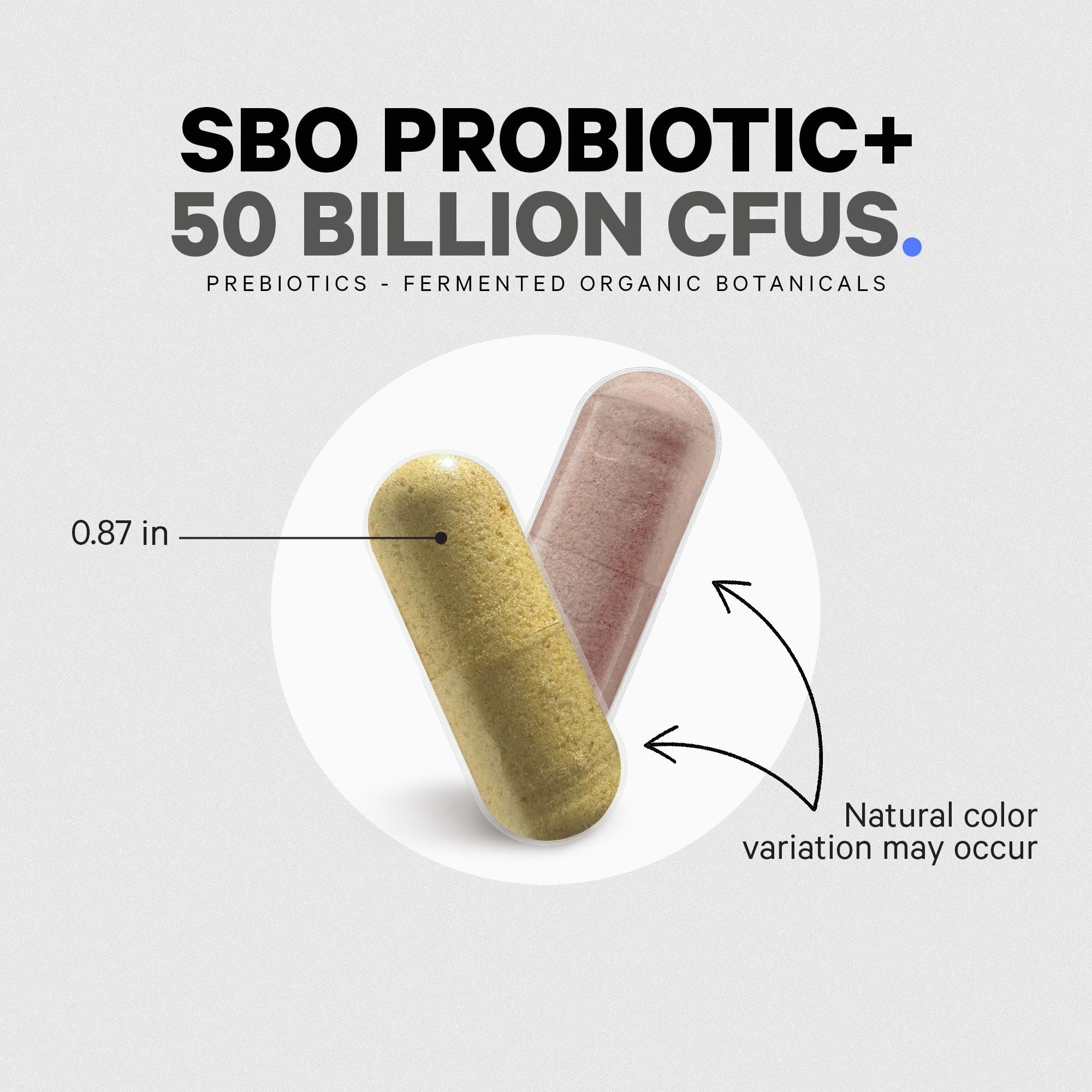 Codeage SBO Probiotics, 50 Billion CFUs Per Serving, Multi Strain Soil Based Organisms Blend and Organic Fermented Botanical Blend, Shelf-Stable - 2 Pack - Image 8